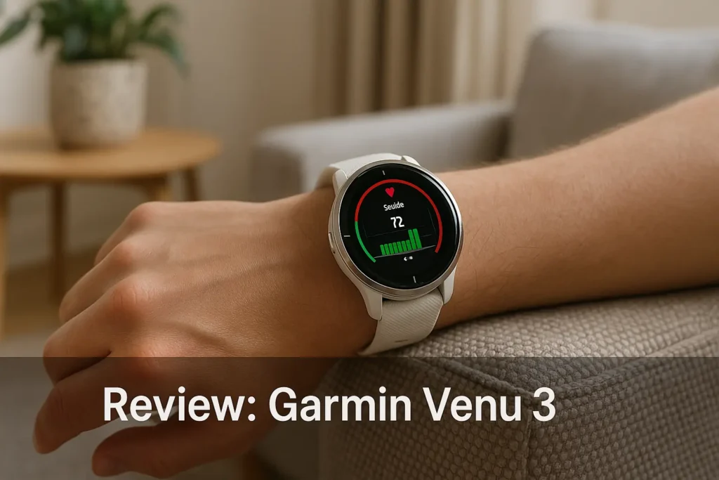 Garmin Venu 3: Saúde, Fitness e Proteção Extra em um Só Smartwatch