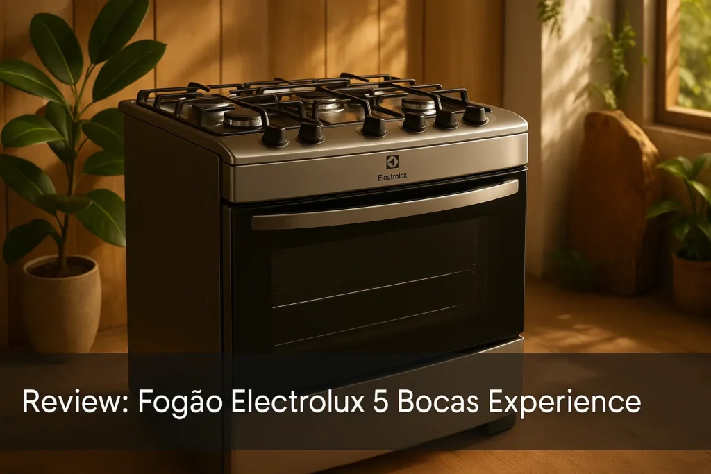 Fogão Electrolux 5 Bocas Experience: Cozimento Rápido e Limpeza Fácil
