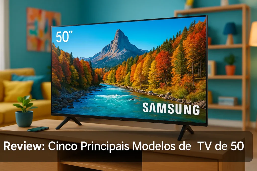Cinco Principais Modelos de TV de 50 Samsung