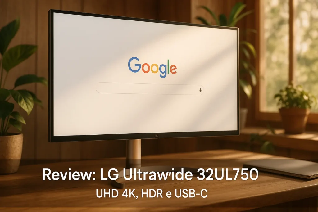 Monitor LG Ultrawide 32UL750: UHD 4K, HDR e USB-C