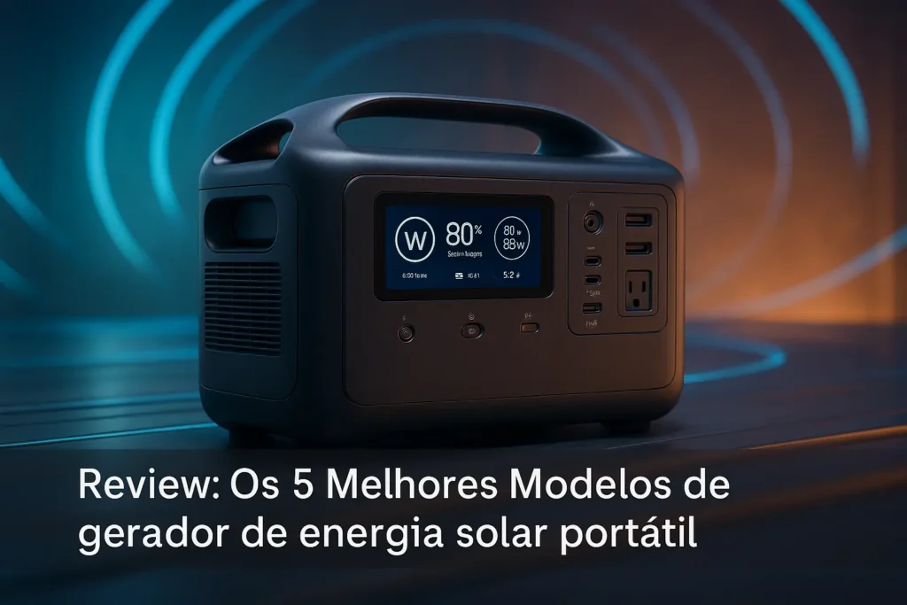 Os 5 Melhores Modelos de gerador de energia solar portátil