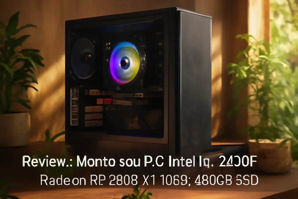 Monte seu PC: Intel i5-12400F, Radeon RX 5500 XT, 16GB, 480GB SSD