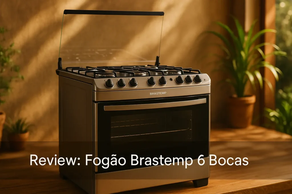 Fogão Brastemp 6 Bocas: acendimento automático e eficiência
