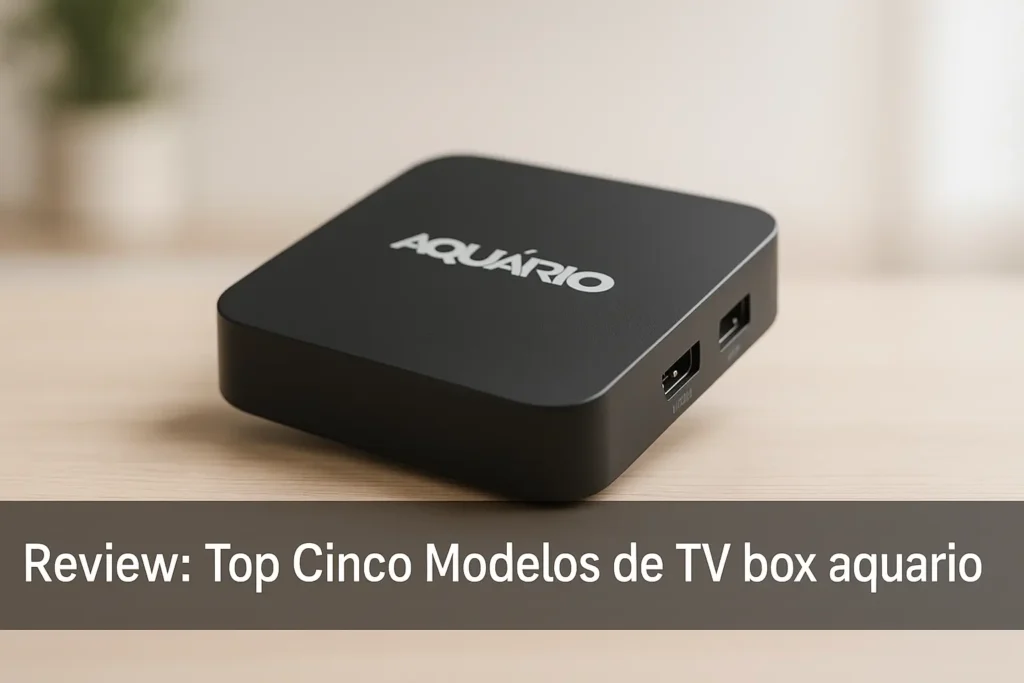 Top Cinco Modelos de TV box aquario