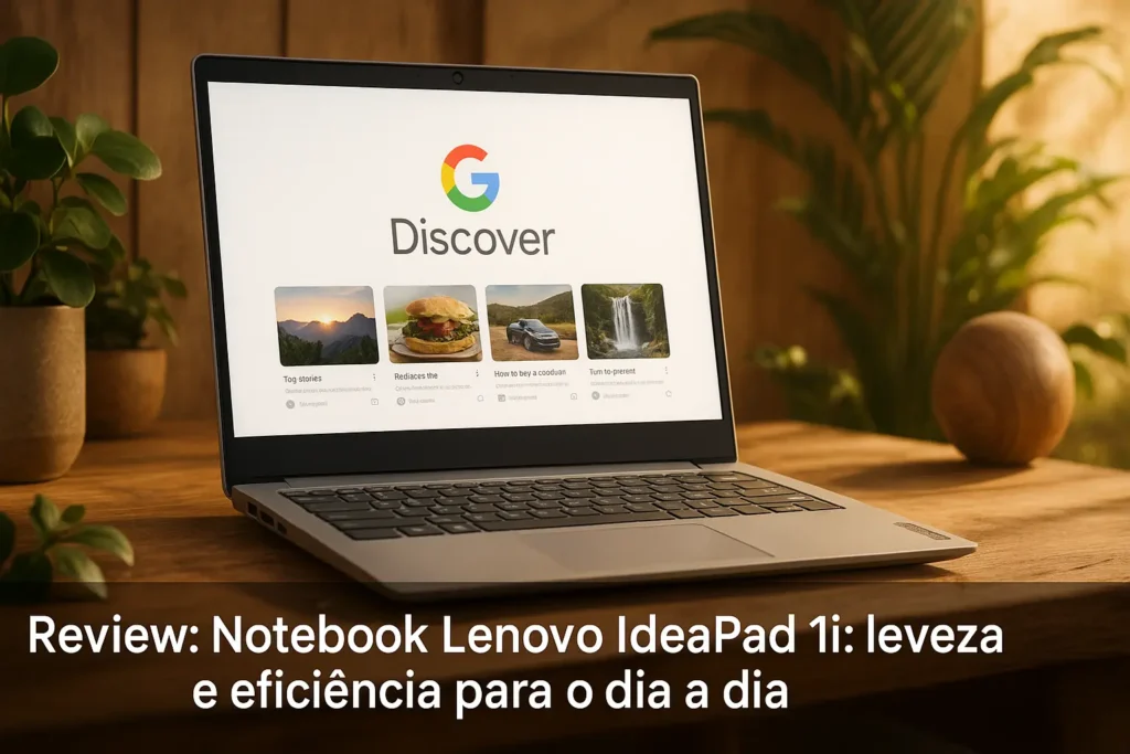 Notebook Lenovo IdeaPad 1i: leveza e eficiência para o dia a dia