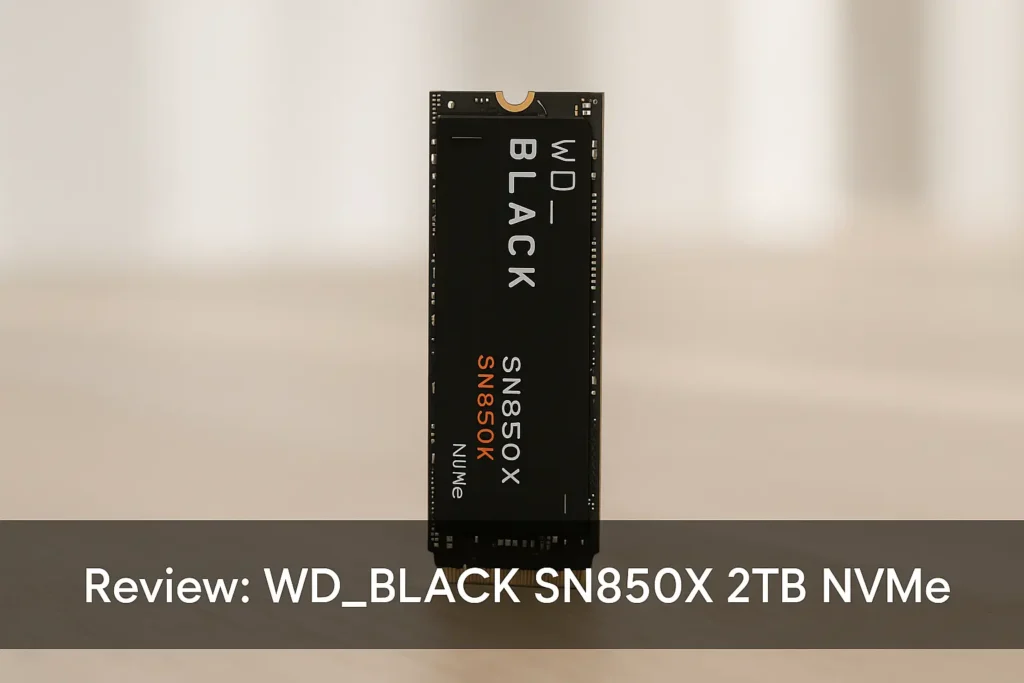 WD_BLACK SN850x 2TB NVMe: velocidade extrema e confiabilidade