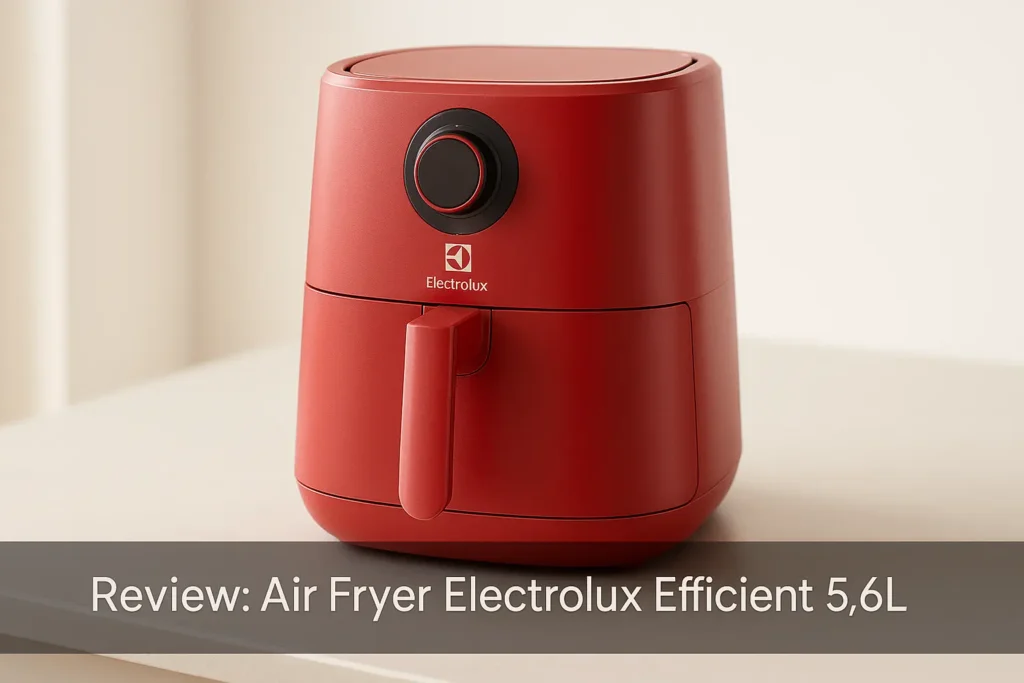 Air Fryer Electrolux Efficient 5,6L Vermelha: Economia e Praticidade