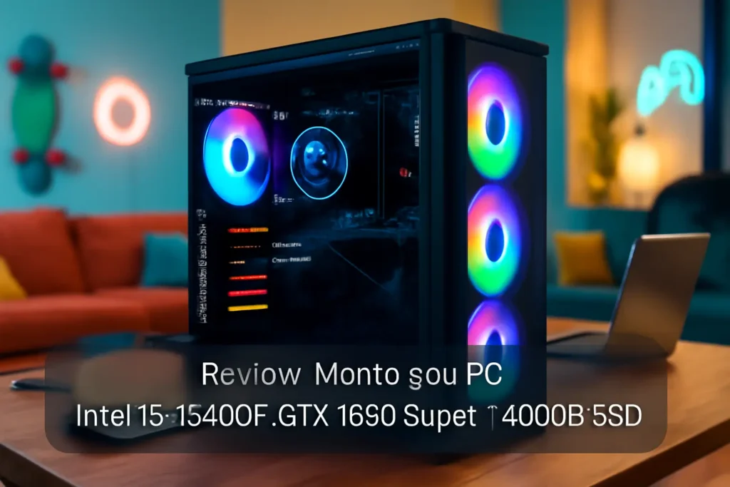 Monte seu PC: Intel i5-13400F, GTX 1660 Super, 16GB, 480GB SSD