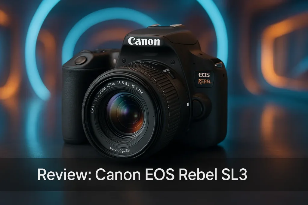 Canon EOS Rebel SL3: leve, conectada e ideal para vídeos 4K