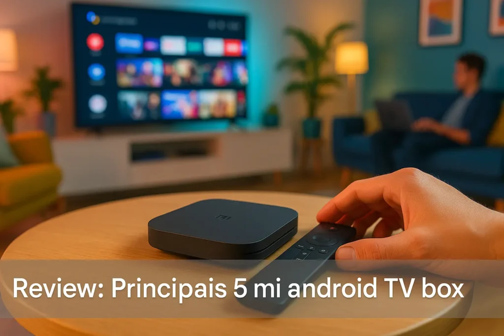 Principais 5 mi android TV box