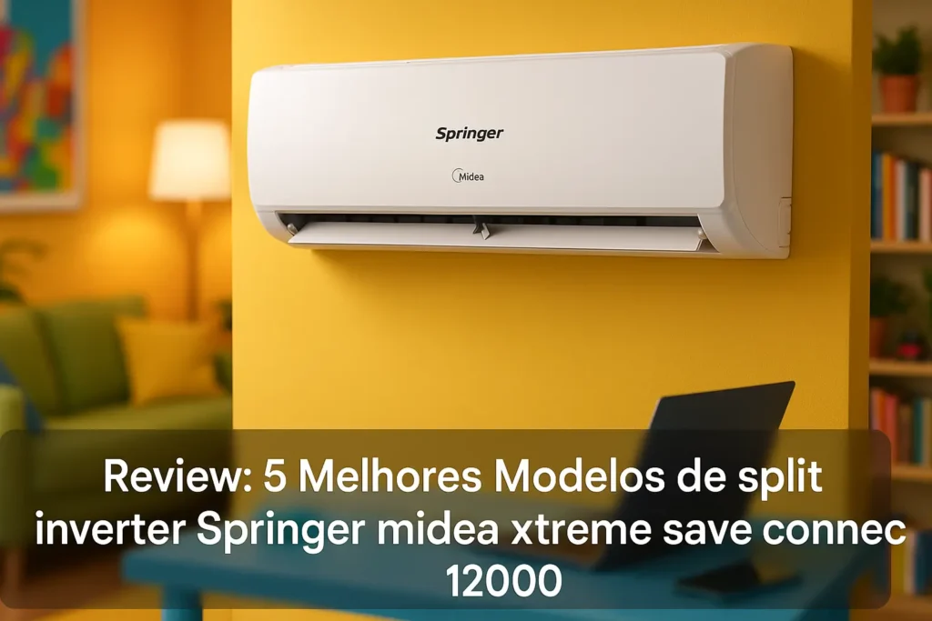 5 Melhores Modelos de  split inverter Springer midea xtreme save connect 12000