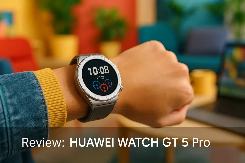 HUAWEI WATCH GT 5 Pro: Cerâmica, Titânio e Bateria de 2 Semanas