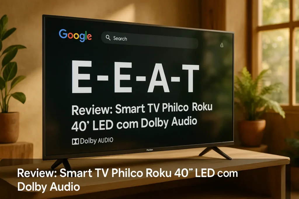 Smart TV Philco Roku 40” LED com Dolby Audio: conectividade e som imersivo