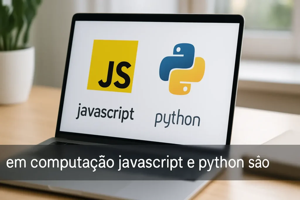 em computação javascript e python são essenciais para o desenvolvimento moderno