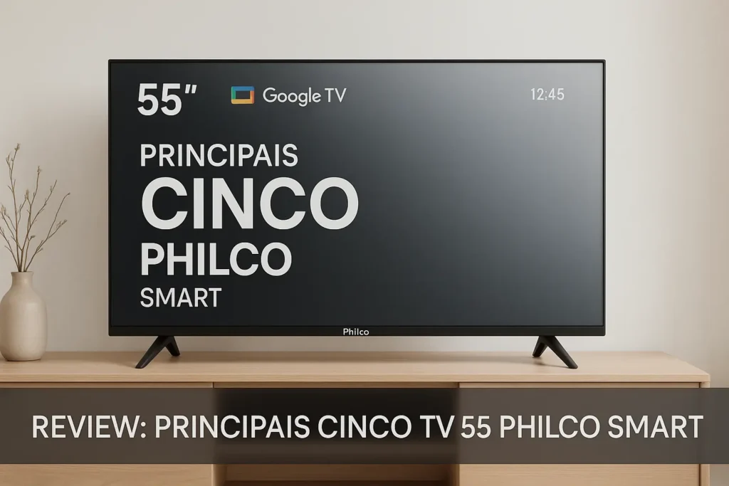Principais Cinco tv 55 philco smart