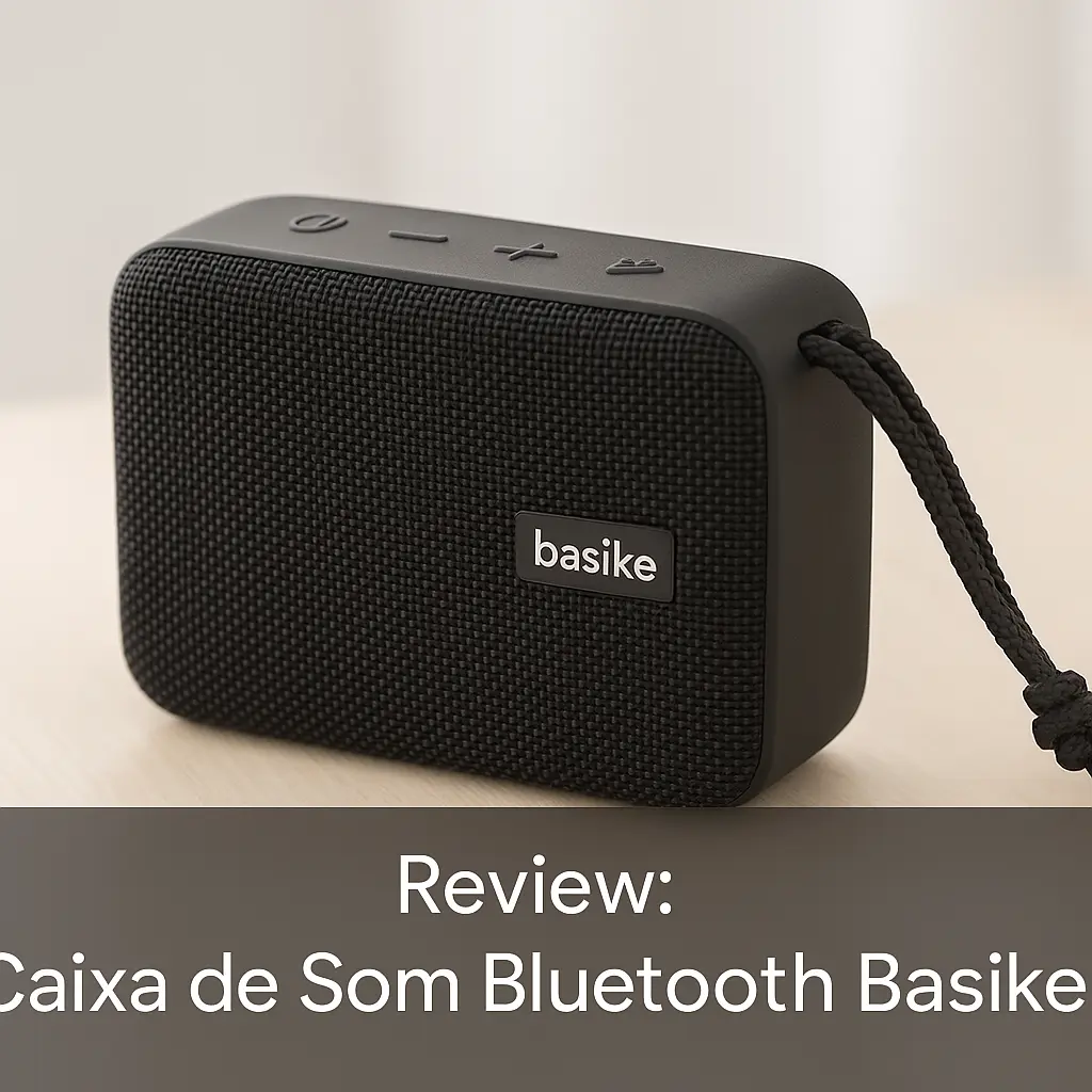 Caixa de Som Bluetooth Basike: Potência, Resistência e Mobilidade