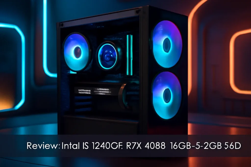 Monte seu PC: Intel i5-12400F, RTX 4060, 16GB, 512GB SSD