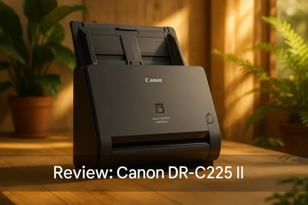 Scanner Canon DR-C225 II: compacto, eficiente e confiável