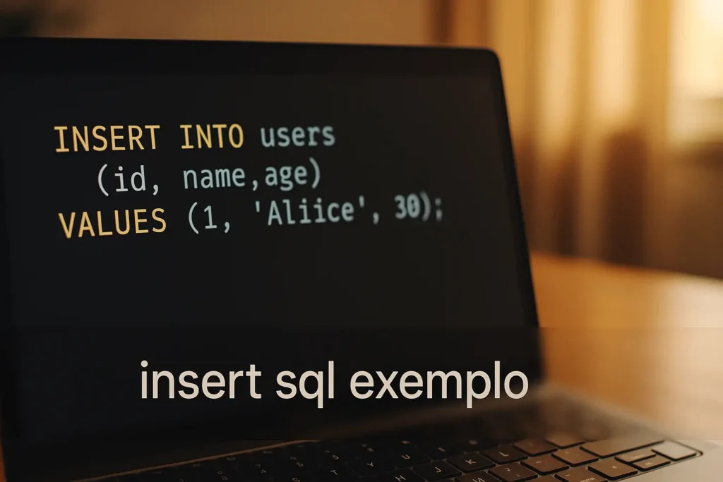 insert sql exemplo: guia completo com exemplos práticos