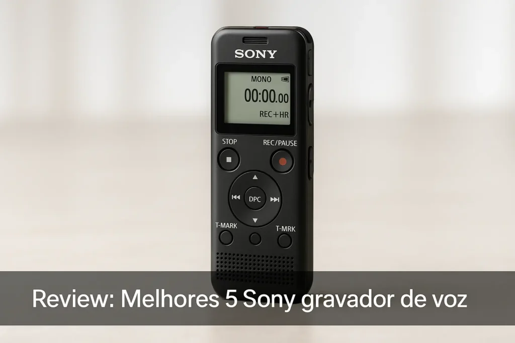 Melhores 5 Sony gravador de voz