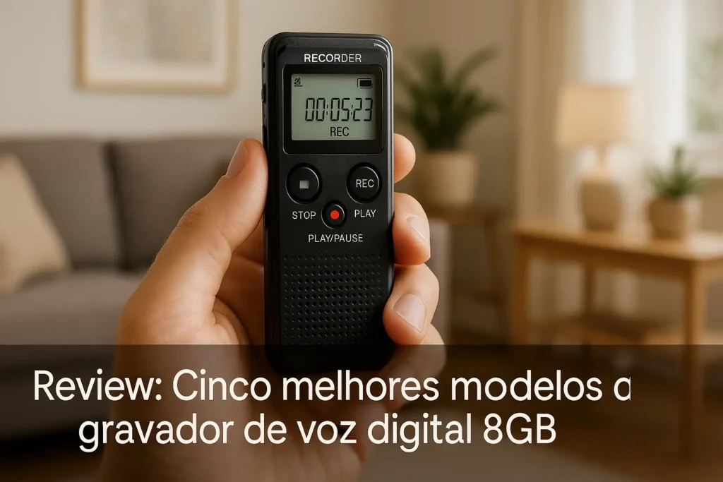Cinco Melhores Modelos de gravador de voz digital 8gb