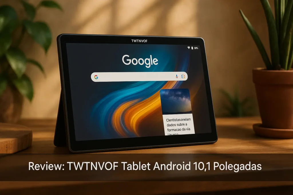 TWTNVOF Tablet Android 10,1 Polegadas: desempenho e versatilidade