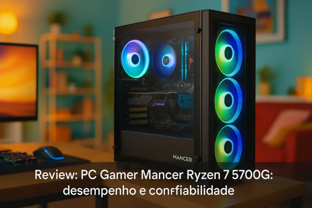 PC Gamer Mancer Ryzen 7 5700G: desempenho e confiabilidade