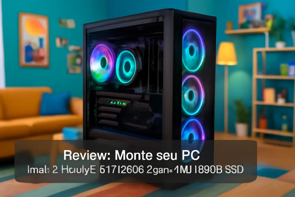Monte seu PC: Intel i5-10400F, RTX 2060 Super, 16GB, 480GB SSD