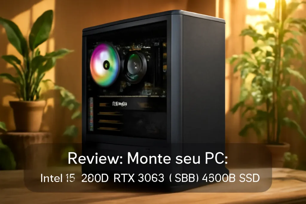 Monte seu PC: Intel i5-8500, RTX 3060, 16GB, 480GB SSD