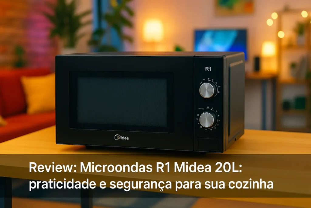 Microondas R1 Midea 20L: praticidade e segurança para sua cozinha