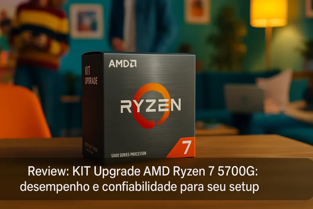 KIT Upgrade AMD Ryzen 7 5700G: desempenho e confiabilidade para seu setup