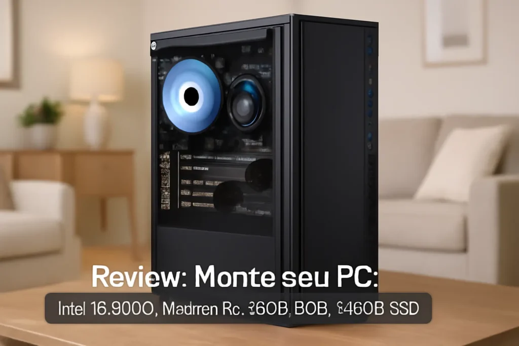 Monte seu PC: Intel i5-8500, Radeon RX 6600, 8GB, 240GB SSD
