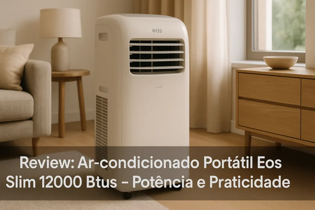 Ar-condicionado Portátil Eos Slim 12000 Btus: Potência e Praticidade