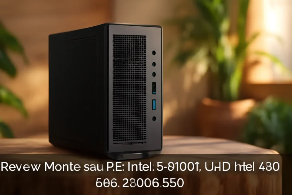 Monte seu PC: Intel i3-8100T, UHD Intel 630, 8GB, 240GB SSD