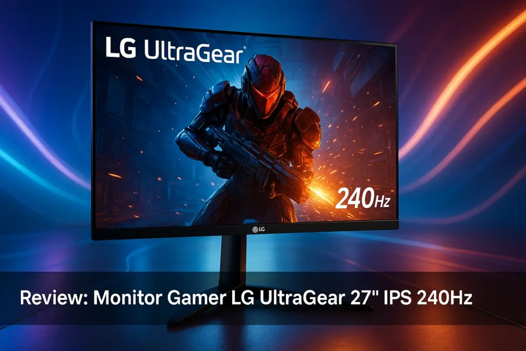 Top Cinco monitor gamer LG ultragear 27 ips 240hz