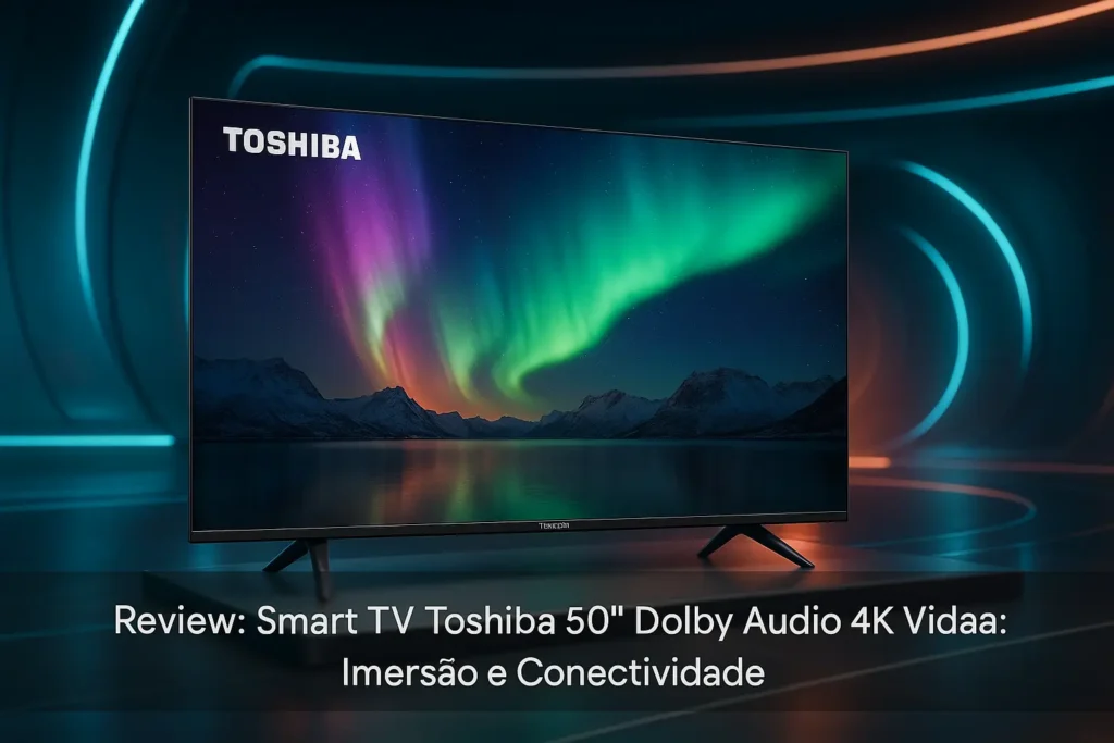 Smart TV Toshiba 50" Dolby Audio 4K Vidaa: Imersão e Conectividade
