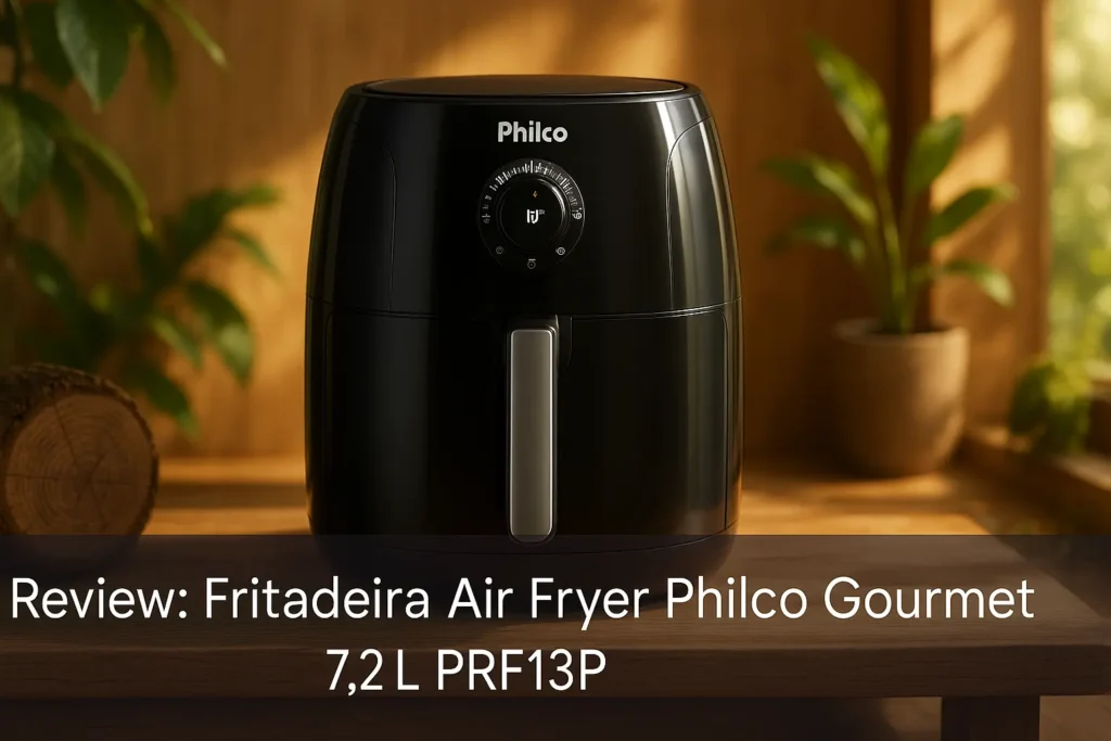 Fritadeira Air Fryer Philco Gourmet 7.2L PRF13P: potência e praticidade na cozinha
