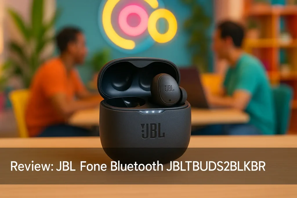 JBL Fone Bluetooth JBLTBUDS2BLKBR: Tecnologia e Conforto em Cada Batida