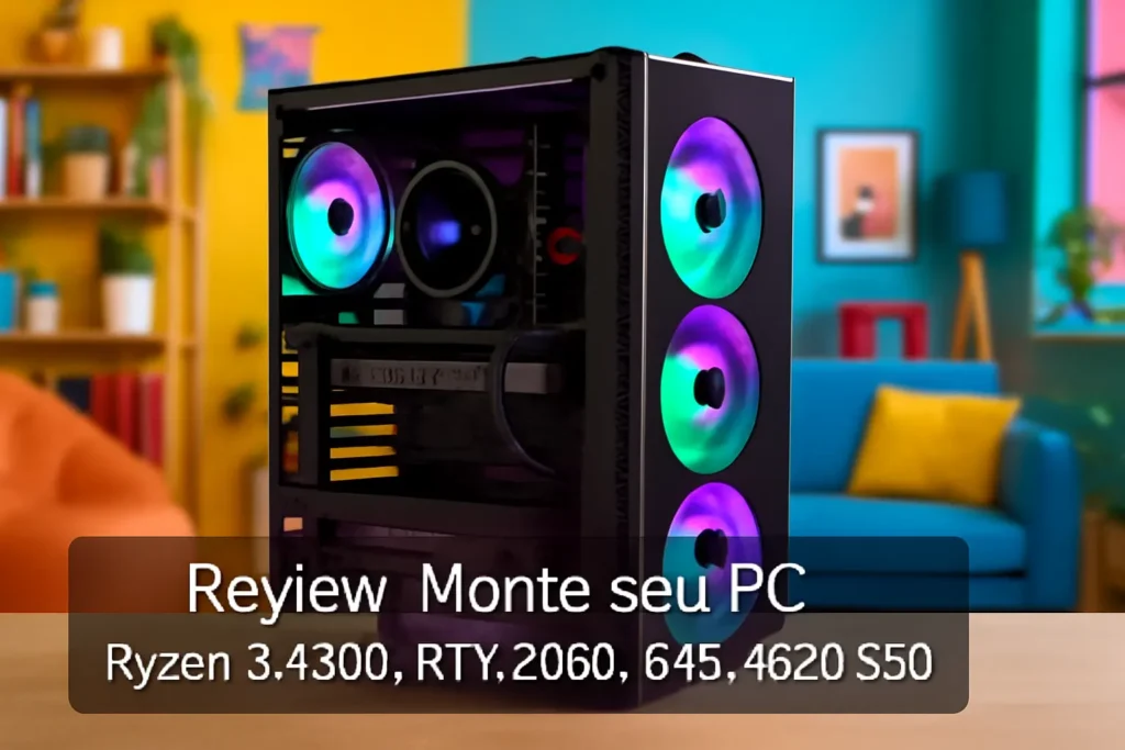 Monte seu PC: Ryzen 5 4500, RTX 2060, 16GB, 480GB SSD