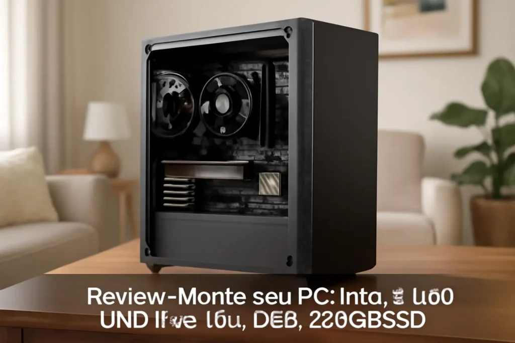 Monte seu PC: Intel i5-13400, UHD Intel 730, 16GB, 240GB SSD