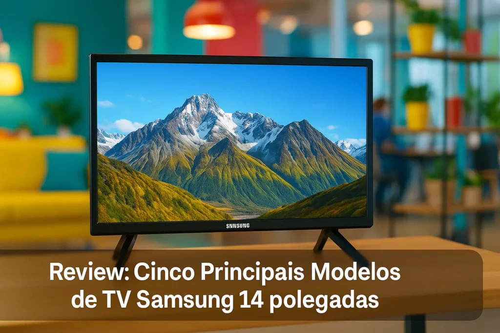 Cinco Principais Modelos de TV Samsung 14 polegadas