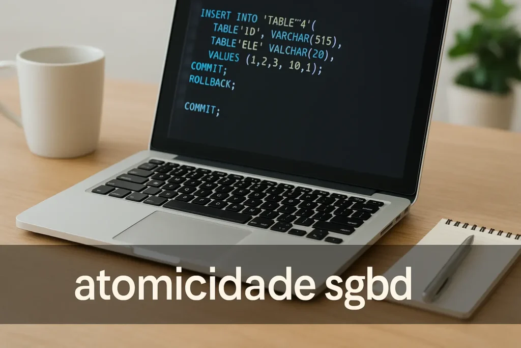 atomicidade sgbd: a base para a segurança dos bancos de dados