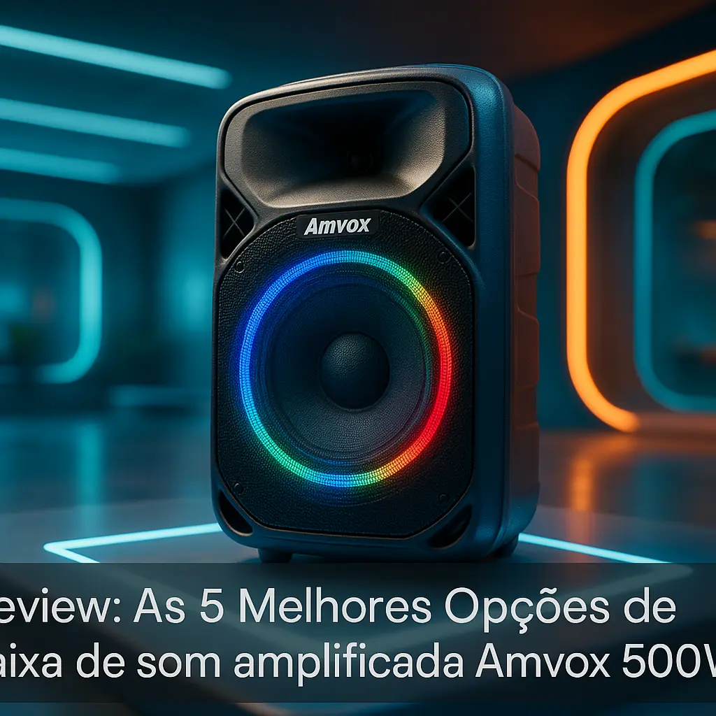 As 5 Melhores Opções de caixa de som amplificada Amvox 500w