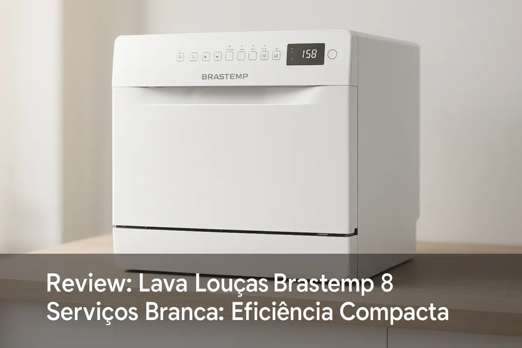 Lava Louças Brastemp 8 Serviços Branca: Eficiência Compacta