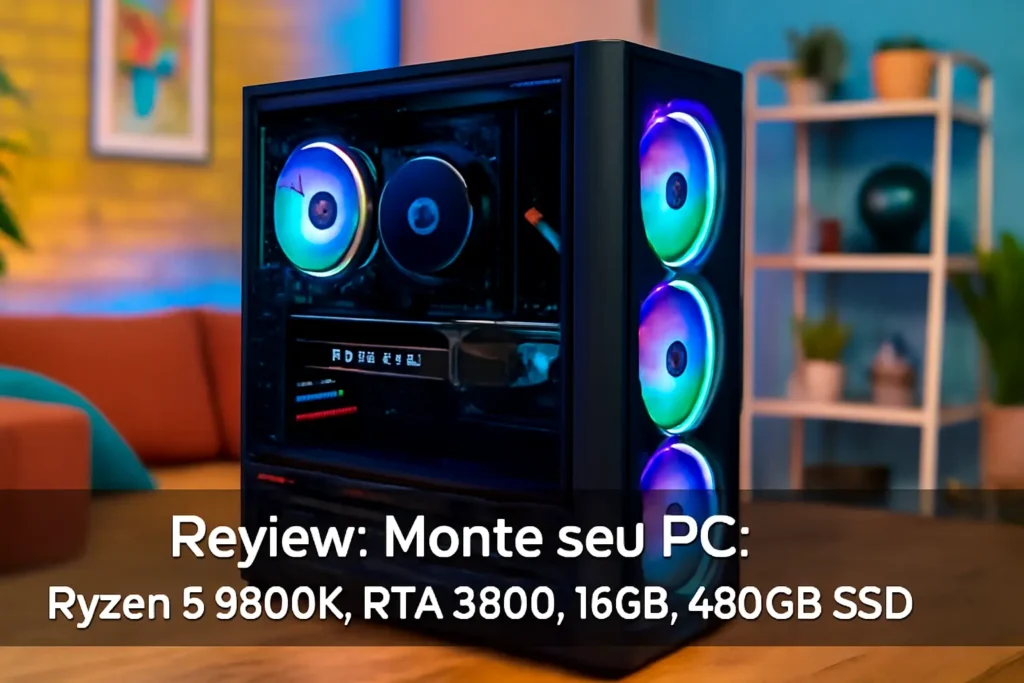 Monte seu PC: Ryzen 5 5600X, RTX 2060, 16GB, 480GB SSD