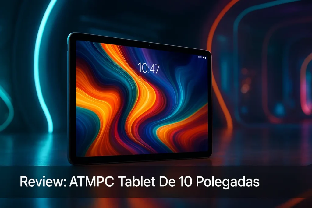 ATMPC Tablet De 10 Polegadas: Octa Core, 12 GB RAM, 1 TB Expansível