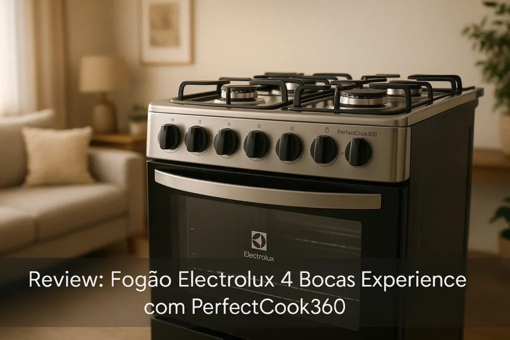 Fogão Electrolux 4 Bocas Experience com PerfectCook360