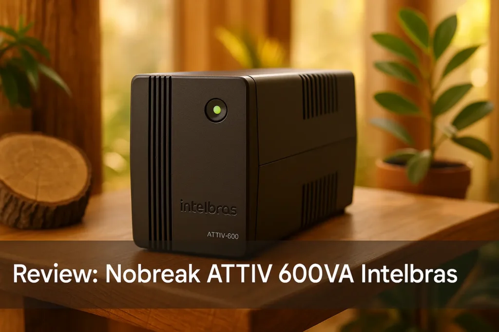 Nobreak ATTIV 600VA Intelbras: Compacto, Bivolt e Eficiente