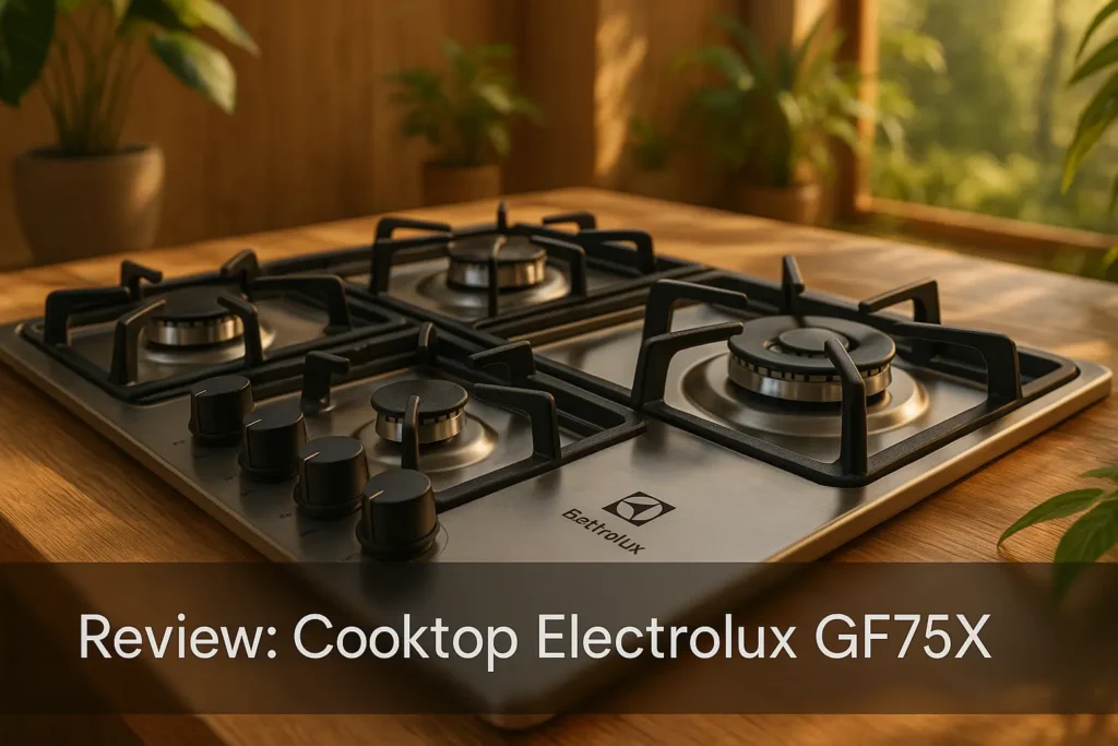 Cooktop Electrolux GF75X: Potência e Design Sofisticado