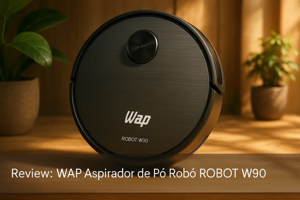 WAP Aspirador de Pó Robô ROBOT W90: Limpeza Automática e Inteligente